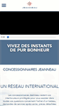 Mobile Screenshot of jeanneau.fr